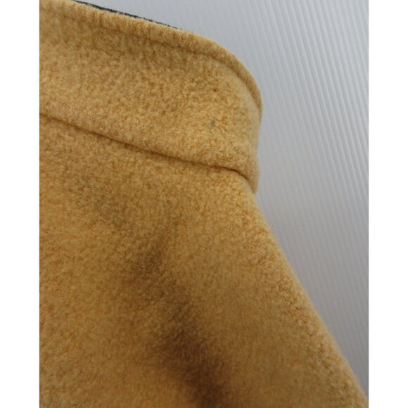 VINTAGE Woolrich Jacket Large Mustard TechnoWool Fleece 90s Y2K * - Picture 12 of 13